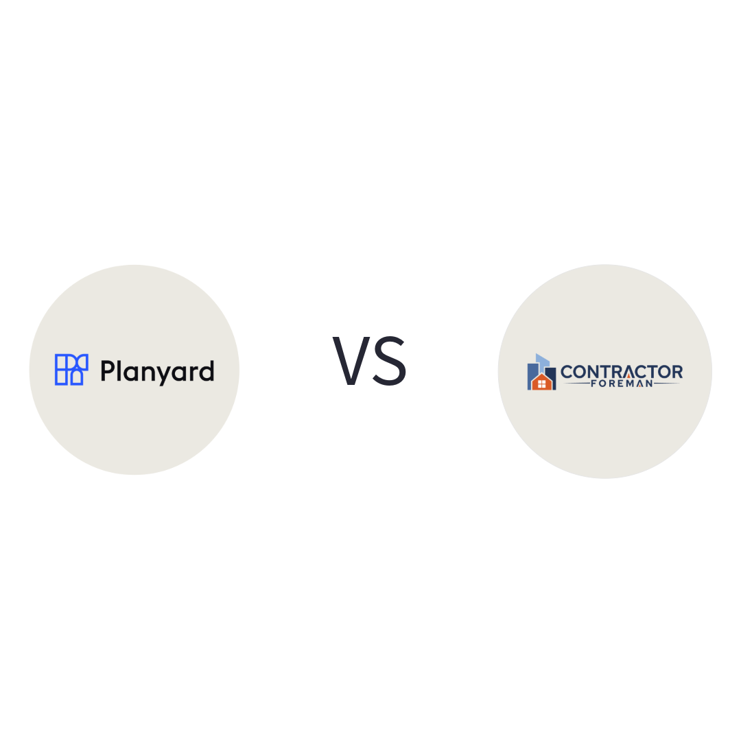 Contractor Foreman vs Planyard comparison